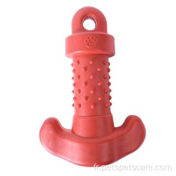 Jouets en matériau TPR aqua jouets rouges pour chiens flottants